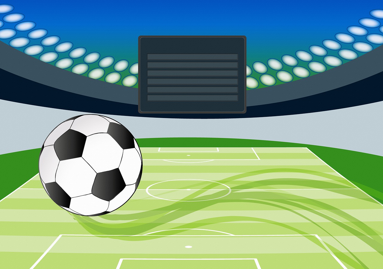 Fußballplatz Digital Hintergrund