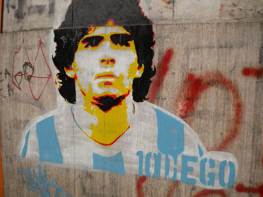 Diego Maradona Graffiti
