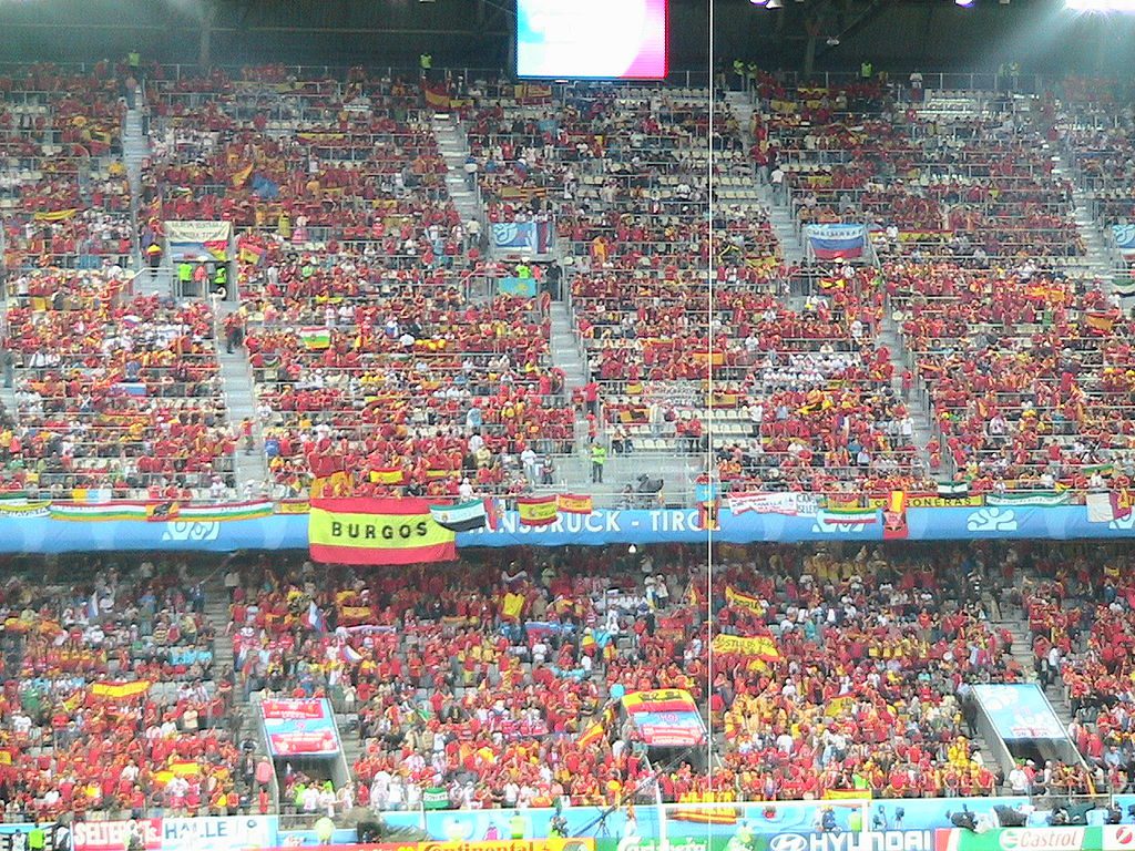 Anhänger des spanischen Fußballs