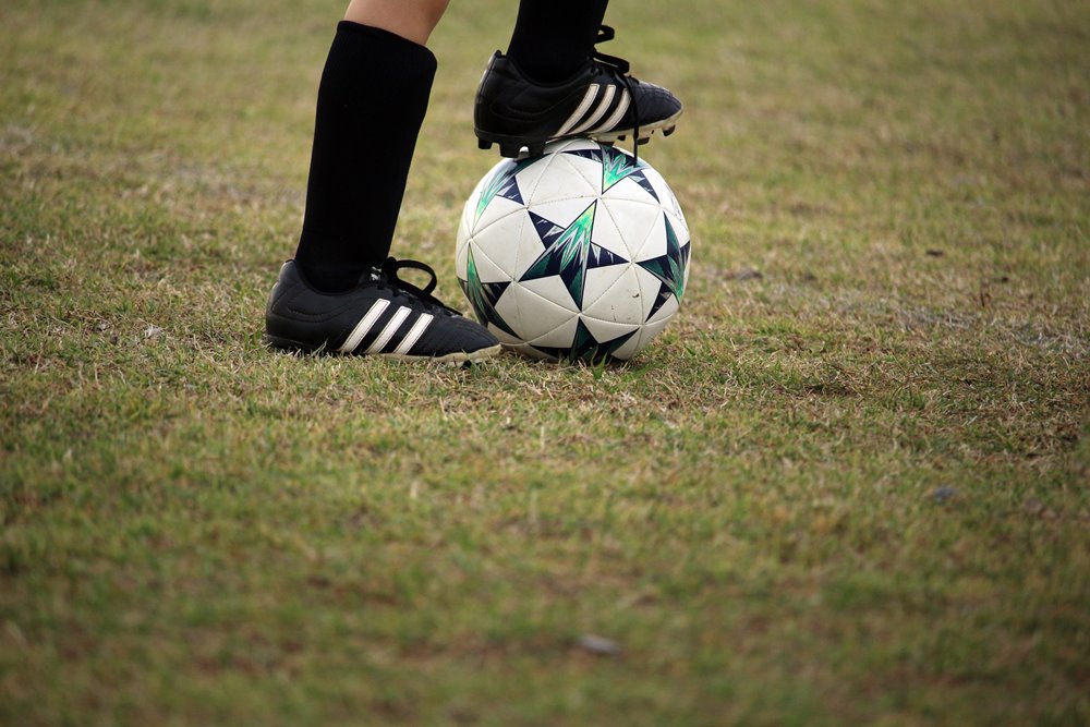 Fußball spielen